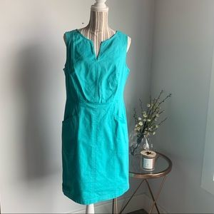 Boden Turquoise Dress Sz 10